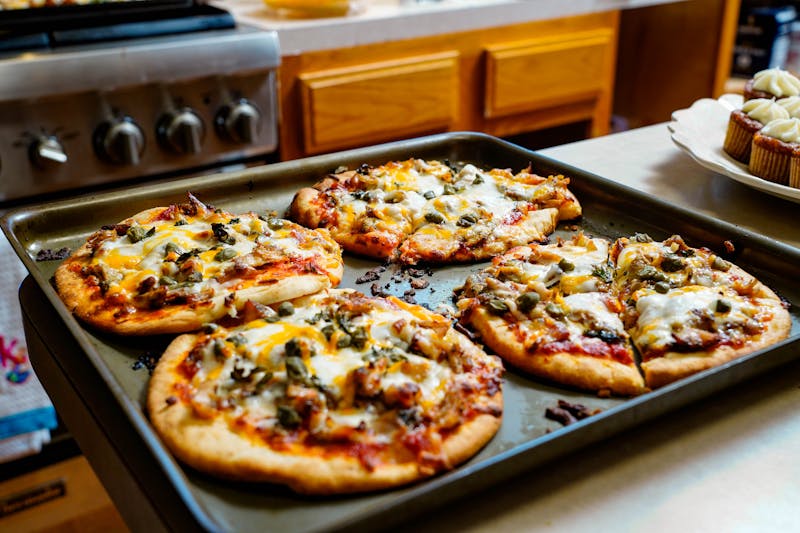 Four Cheese pizza with blend of premium cheeses